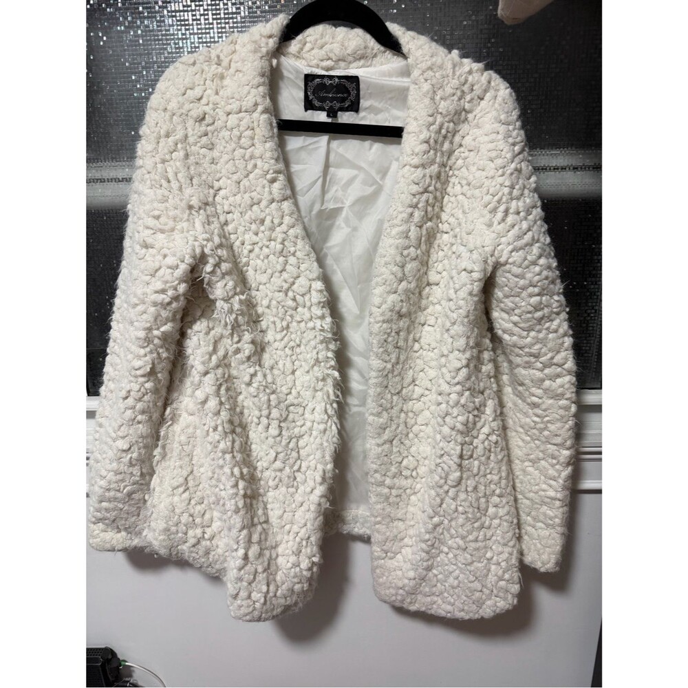 Cozy Cream Sherpa Jacket - Women's Faux Shearling Coat